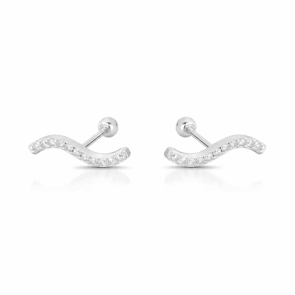 Windsor Wave Piercing | Moissanite
