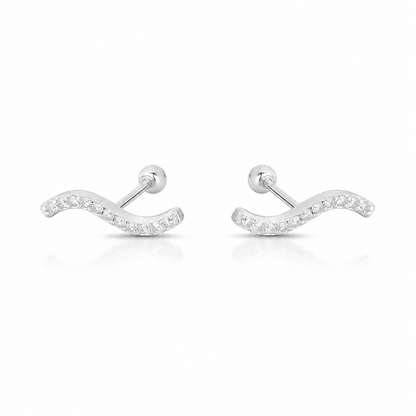 Windsor Wave Piercing | Moissanite