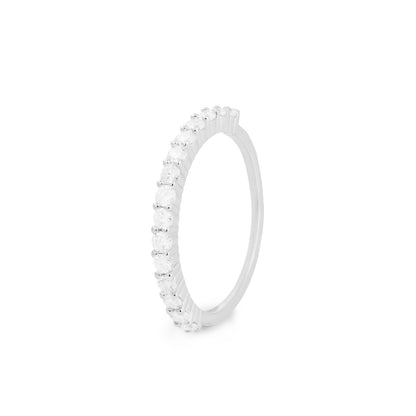 Maeve Moissanite Eternity Half Band - Rubielle London