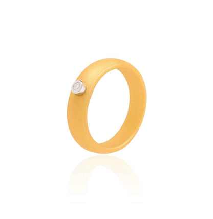 Active Ring — Moissanite Gold