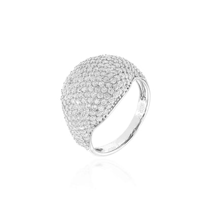 Signet Moissanite Ring