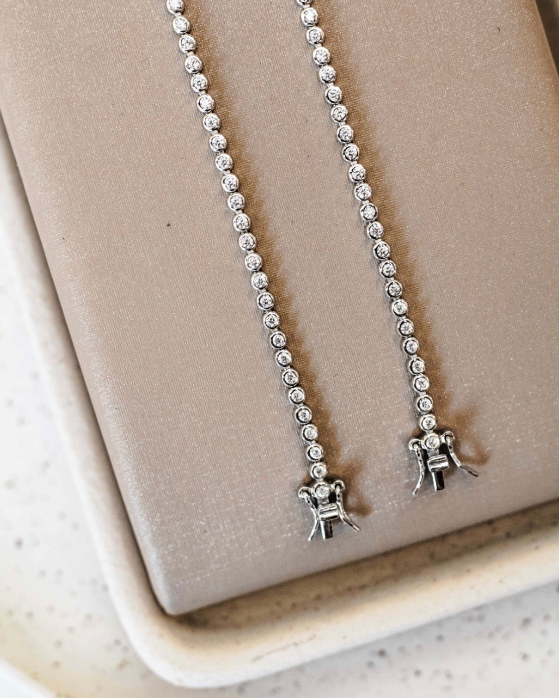 Ascot Bezel Tennis Bracelet