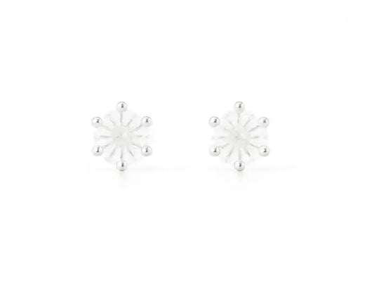 Sovereign Moissanite Stud Earrings – 5mm