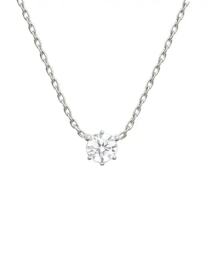 Majesty Moissanite Necklace 6.5mm
