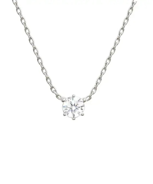 Majesty Moissanite Necklace 6.5mm