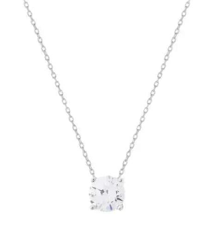 Chelsea Solitaire Necklace 5mm
