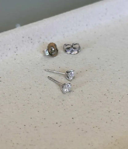 Sovereign Moissanite Stud Earrings – 5mm