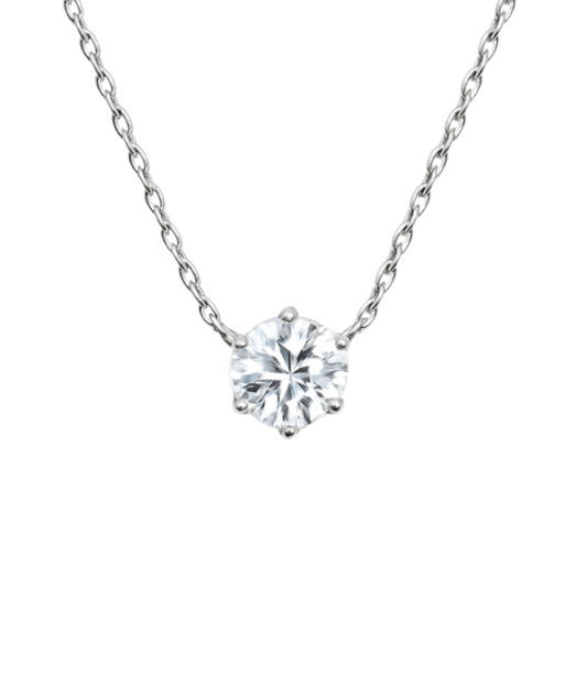 Majesty Moissanite Necklace 8mm