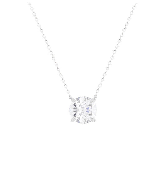 Chelsea Solitaire Necklace 8mm