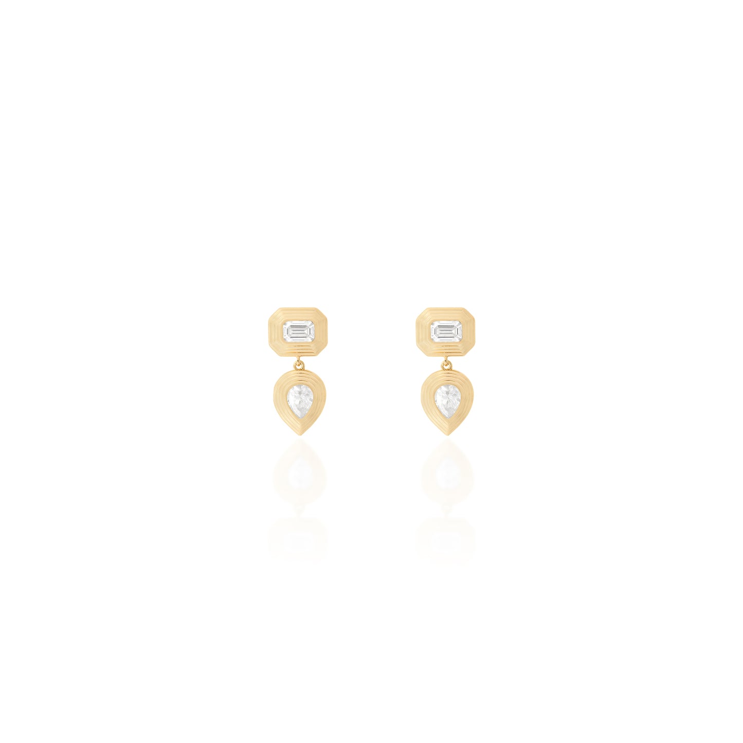 Mayfair Mosaic Earrings | Moissanite