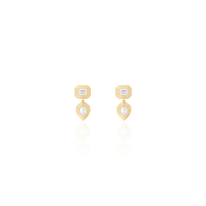 Mayfair Mosaic Earrings | Moissanite