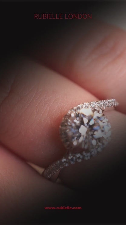 Clarence Moissanite Ring